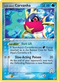 Team Aqua's Carvanha (25) (25) [Team Magma vs Team Aqua]