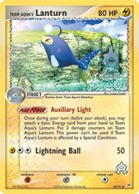 Team Aqua's Lanturn (28) [Team Magma vs Team Aqua]