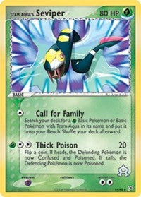Team Aqua's Seviper (17) [Team Magma vs Team Aqua]