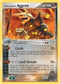 Team Magma's Aggron (7) [Team Magma vs Team Aqua]