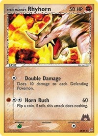 Team Magma's Rhyhorn (38) (38) [Team Magma vs Team Aqua]