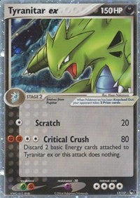 Tyranitar ex (Holo) (17) [POP Series 1]