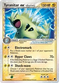 Tyranitar ex (Delta Species) (99) [Dragon Frontiers]