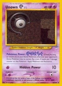 Unown [C] (57) [Neo Destiny]