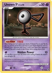 Unown [F] (56) [Great Encounters]