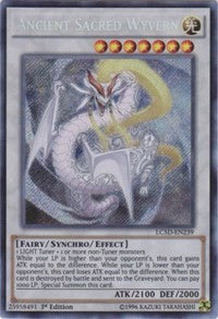 Ancient Sacred Wyvern [LC5D-EN239] Secret Rare