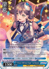 "A Favor I Will Never Forget" Tae Hanazono (BD/EN-W03-092 R) [BanG Dream! Girls Band Party! MULTI LIVE]