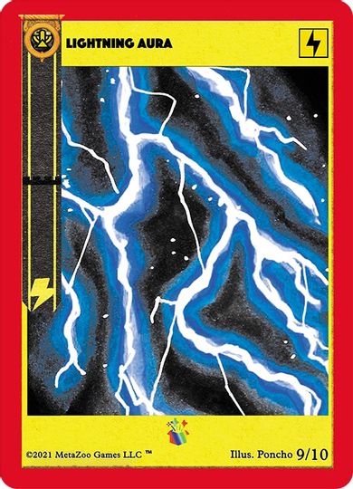 Lightning Aura (Box Topper) [Cryptid Nation: First Edition]
