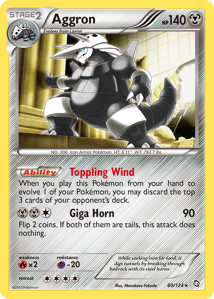 Aggron (80/124) [Black & White: Dragons Exalted]