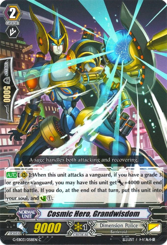 Cosmic Hero, Grandwisdom (G-EB03/058EN) [The GALAXY STAR GATE]