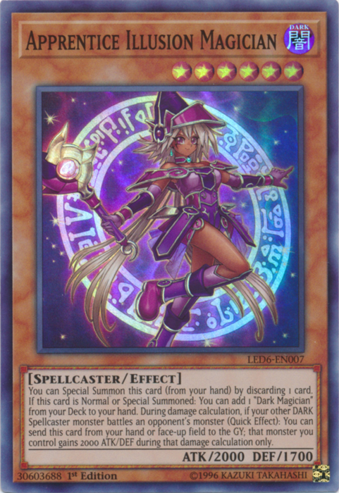 Apprentice Illusion Magician [LED6-EN007] Super Rare