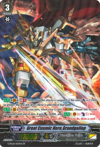 Great Cosmic Hero, Grandgallop (G-RC01/S07EN) [Revival Collection]